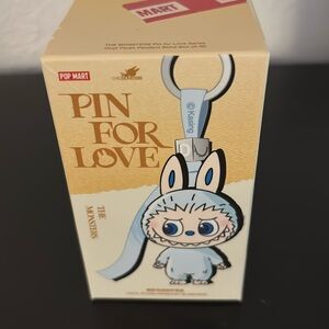 BRAND NEW AUTHENTIC UNOPENED Pin for Love Labubu (Yellow Box)